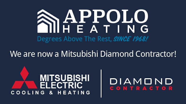 Appolo Heating, Mitsubishi Diamond Contractor.