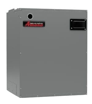 Amana gray furnace for home heating.